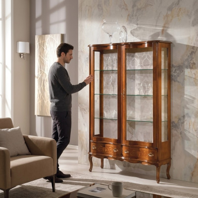 Vitrina de lujo armario muebles armarios mobiliario vitrina de cristal estante nuevo