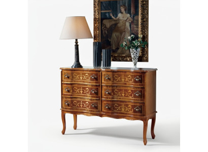 Cómoda de alta calidad muebles clásicos lujo aparador armario de madera estante