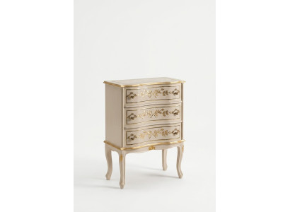 Cómoda blanca clásica, mueble de madera para sala de estar, armario de almacenamiento nuevo.