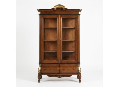 Lujo Vitrina Muebles extravagantes Armario Vitrinas Vidrio Madera Armarios Nuevo