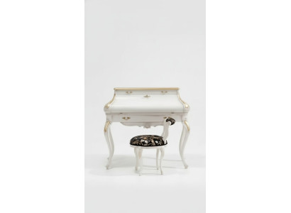 Vanity table white luxury console dresser wood classic design