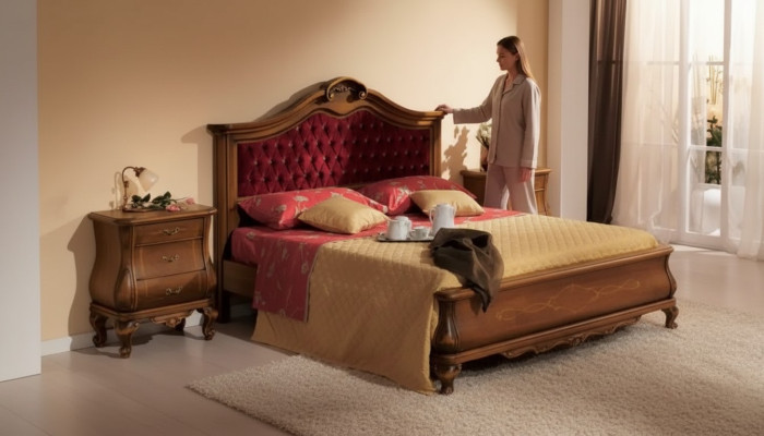 Camas Chesterfield cama acolchada Classic 180x200 Marco de cama doble