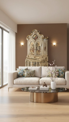 Muebles de madera de lujo, aparador clásico, armarios, cómoda, vitrina y aparador.