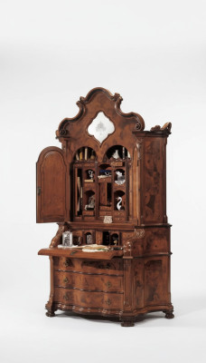 Clásico armario de buffet de lujo, gabinetes, cómodas, armario de madera.