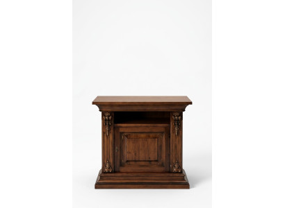 Mueble de TV clásico de madera. Aparador de TV para la sala de estar, cómoda RTV.