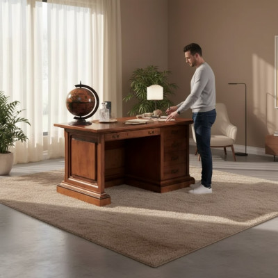 Escritorio clásico Muebles de oficina de lujo Muebles de madera Mesa Muebles
