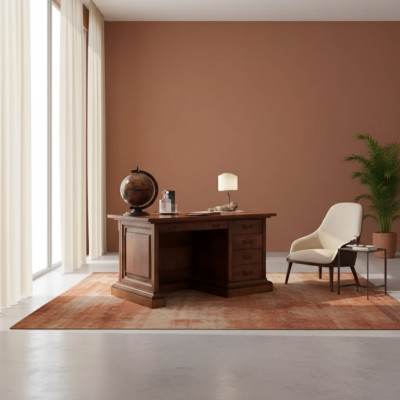 Escritorio clásico Muebles de oficina de lujo Muebles de madera Mesa Muebles