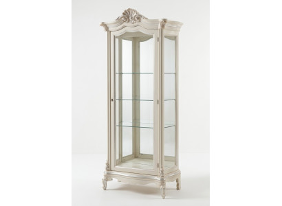 Vitrina de lujo Armario de madera Diseño de armarios blanco Muebles italianos Vitrinas