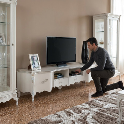 Mueble de televisión de lujo, aparador, cómoda, mueble de televisión, mueble de TV con baja estatura, armario, cómodas.
