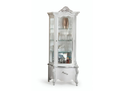 Mueble de diseño de lujo de madera blanca italiana.