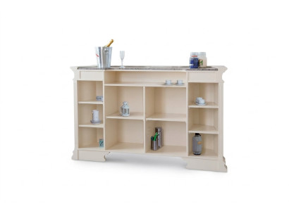 Mesa alta beige Barra de bar Casa de barra Barra de barra de estilo clásico Barra de barra