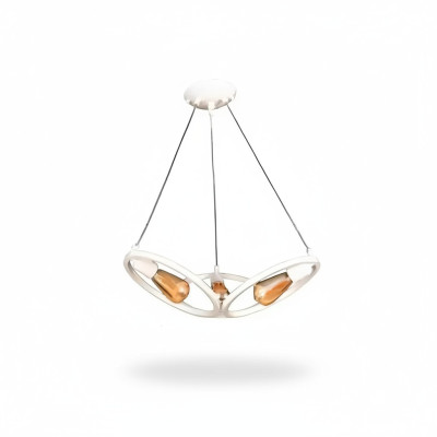 Lámpara de techo Lüster Candelabro Lámpara de techo Lámpara Moderna Blanca Nueva