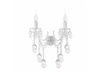 Cristal lámpara de pared lustre apliques lámpara de pared lámparas de pared plateadas