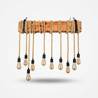 Lámpara Mesa de comedor Lámpara de techo Lámpara de araña Lámpara de madera Luces