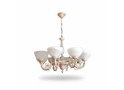 Lámpara de araña Lámpara de techo Lustre Lámpara de techo Lámparas de vidrio Beige Arte