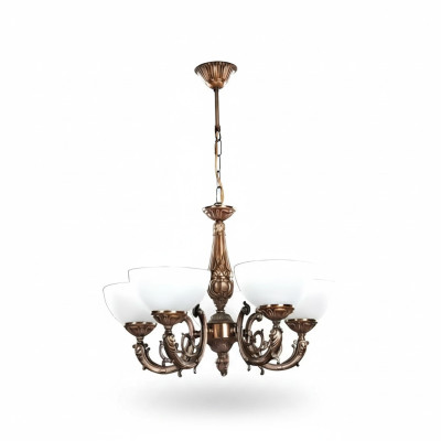 Lámpara de techo lámpara de araña antigua candelabro lámpara de techo vidrio oro