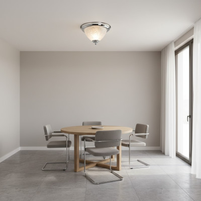 Lámparas candelabros eléctricos arañas de techo lámpara de techo plata cristal nuevo.