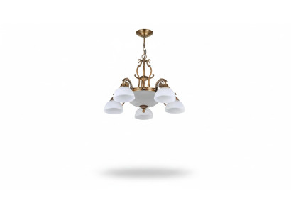 Lámparas, lámparas de techo, candelabros, lámparas de araña blancas de vidrio dorado.