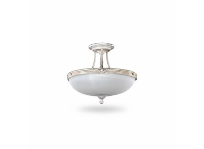 Lámpara de techo Lámparas Araña Lustre Candelabro Blanco Vidrio Moderno