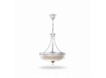 Lámpara de techo araña moderna de cristal beige