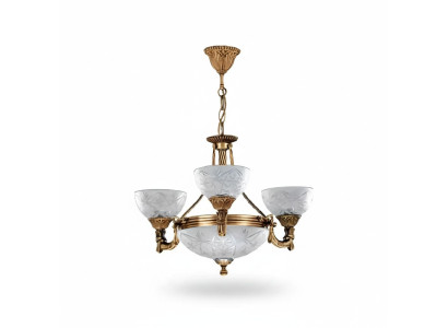 Lámpara de techo Lustre Lámpara de techo Lámpara Candelabro Cristal Gris Oro