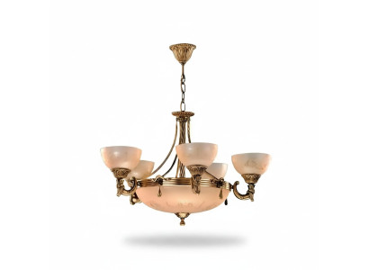 Lámpara de araña de techo Lámpara de techo Lámpara de araña Lámpara de techo Lámpara de vidrio Dorado Beige