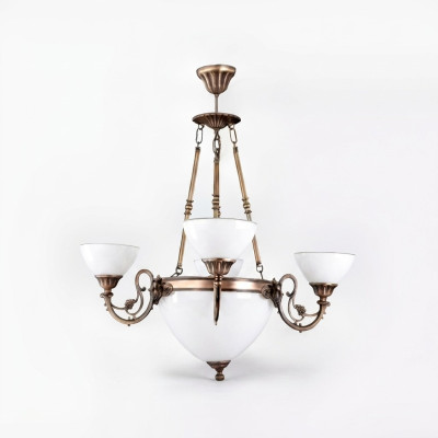 Lámpara de techo candelabro candelabro lámpara lustre de cristal arte blanco