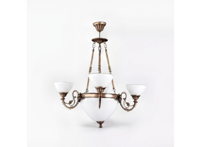Lámpara de techo candelabro candelabro lámpara lustre de cristal arte blanco