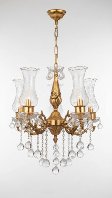 Lámpara de techo de lujo color oro, candelabro, lámpara de techo, lámpara de araña de cristal.