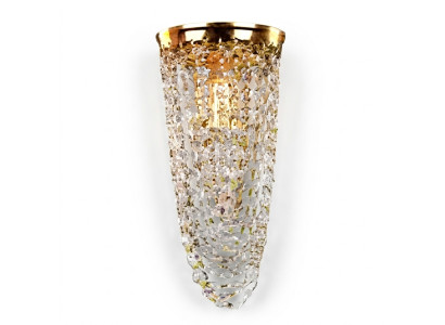 Lámpara de techo de lujo, candelabro, lámpara de techo dorada, lámpara de araña de cristal elegante.