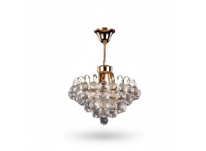 Lámpara de techo candelabro candelabro de oro lámpara de cristal