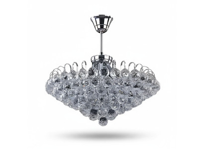 Lámpara de araña de plata de cristal de lámpara colgante luces de techo de araña de araña de araña.