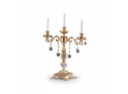Portavelas Candelabro Soporte para velas Candelabro de mesa Candelabro Oro