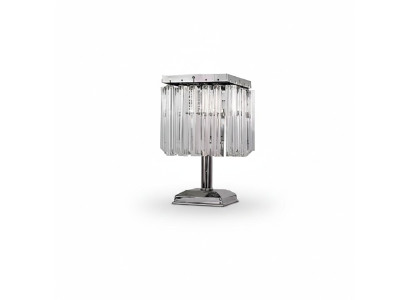 Lámpara de mesa Lámpara de mesa lámpara luces plata lámparas mesa cristal
