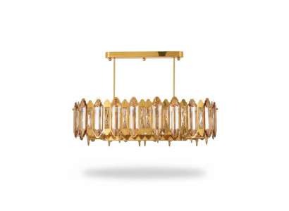 Lámpara de techo candelabro de araña lámpara colgante oro lustre de cristal