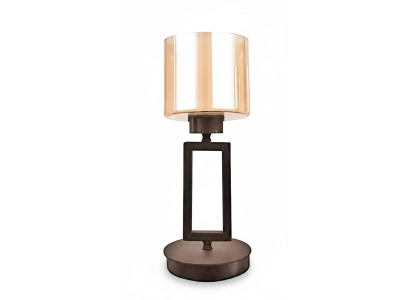 Lámpara de mesa Lámpara de mesa Lámpara Luces Vidrio Oro Lámparas Mesa Negra