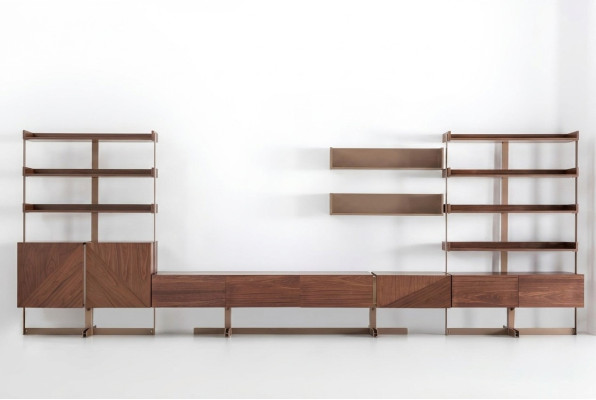 Moderna pared de armario, vitrinas de salón, estantería para TV, muebles de salón de madera, nuevo.