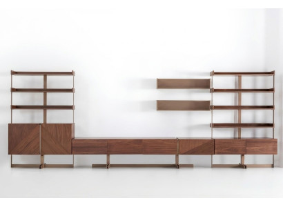 Moderna pared de armario, vitrinas de salón, estantería para TV, muebles de salón de madera, nuevo.