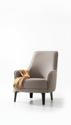 Sillones modernos, sillón orejero, sillón de cóctel, muebles de diseño de lujo, muebles de madera.