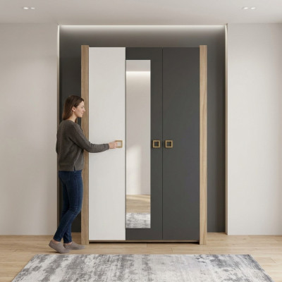 Armario para niños Mueble para niños Armario infantil Habitación infantil Madera Gris