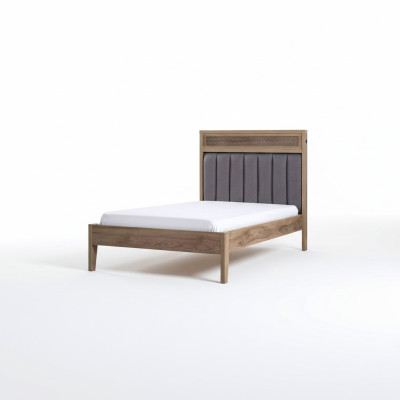 Estructura de cama Muebles infantiles Cama Madera Marrón Cama Juvenil 100 cm Clásica
