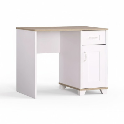 Mesa de computadora moderna para niños Escritorio de madera blanco
