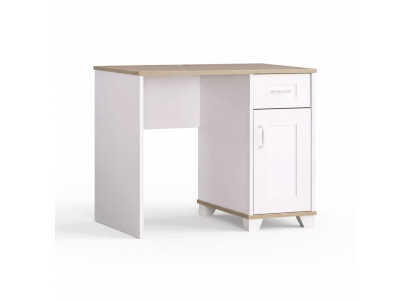 Mesa de computadora moderna para niños Escritorio de madera blanco