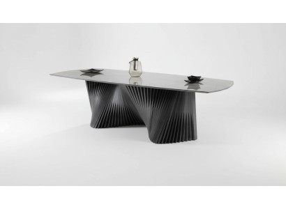 Mesa de comedor Mesa de cocina Comedor Madera Negro Mesa de lujo