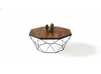 Mesa de centro Mesa auxiliar Café Marrón Sala de estar Mesa de diseño de madera