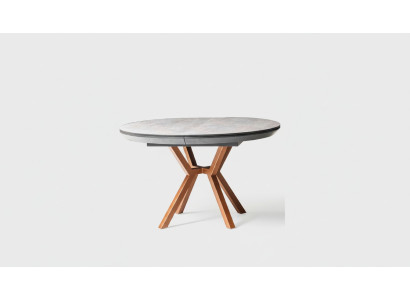 Mesa de comedor redonda mesa de comedor de lujo mesa de cocina gris comedor de madera