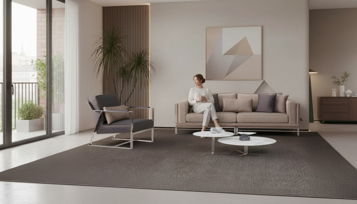 Sofá conjunto completo Conjunto de sofás beige Sofá tapizado Sofá de tela 2 piezas Sofá
