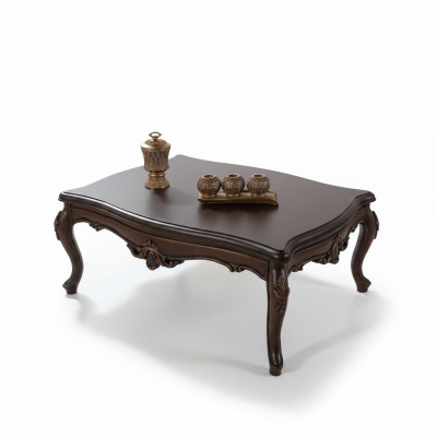 Mesa de centro Mesa auxiliar Consola de madera marrónrefixerimiento