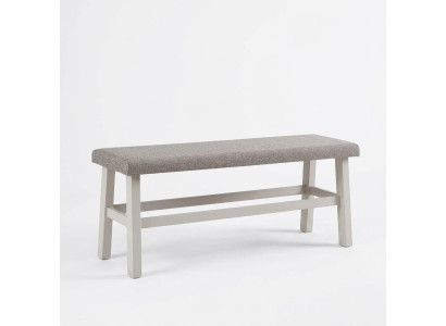 Taburete Banco Asiento Banco de Asiento Reposapiés Taburete para Sentarse Comedor Gris Madera