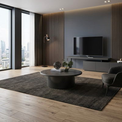 Mesa de centro mesita de noche mesa de sala de estar Gris Madera Diseño Muebles